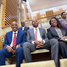 Agriculture officials seated during the 2026/2027 Budget Statement