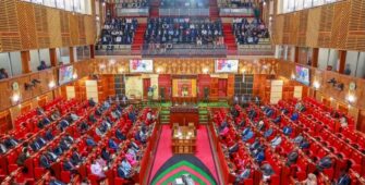Parliament chamber during the reading of the 2026/2027 Budget Statement