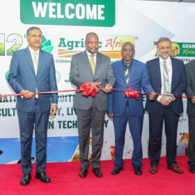 Agriculture leaders cut the ribbon to officially launch the AgriTec Africa International Exhibition and Conference at KICC, Nairobi.