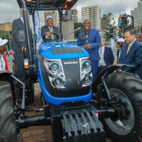 Delegates view agricultural machinery and technology solutions showcased at AgriTec Africa 2026.