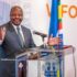 Cabinet Secretary Sen. Mutahi Kagwe addresses delegates during the World Farmers Organisation General Assembly in Nairobi.