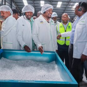 Scenes from Cabinet Secretary Hon. Sen. Mutahi Kagwe’s visit to West Valley Sugar Company, where he reviewed sugar, ethanol and power-generation opportunities in the sector.