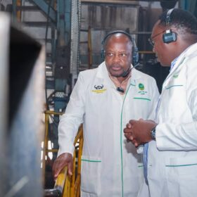 Scenes from Cabinet Secretary Hon. Sen. Mutahi Kagwe’s visit to West Valley Sugar Company, where he reviewed sugar, ethanol and power-generation opportunities in the sector.