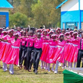 Agriculture Principal Secretary Dr. Kiprono Ronoh, CBS, during the official handing over of Pap Konam Agricultural Training Centre in Seme Constituency, Kisumu County.