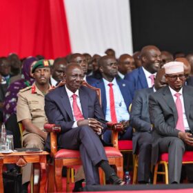 President William Ruto attends the Agriculture and Food Systems Transformation Summit at Jamhuri Park ASK Showground.